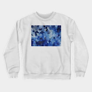 Small Blue Crystals Crewneck Sweatshirt